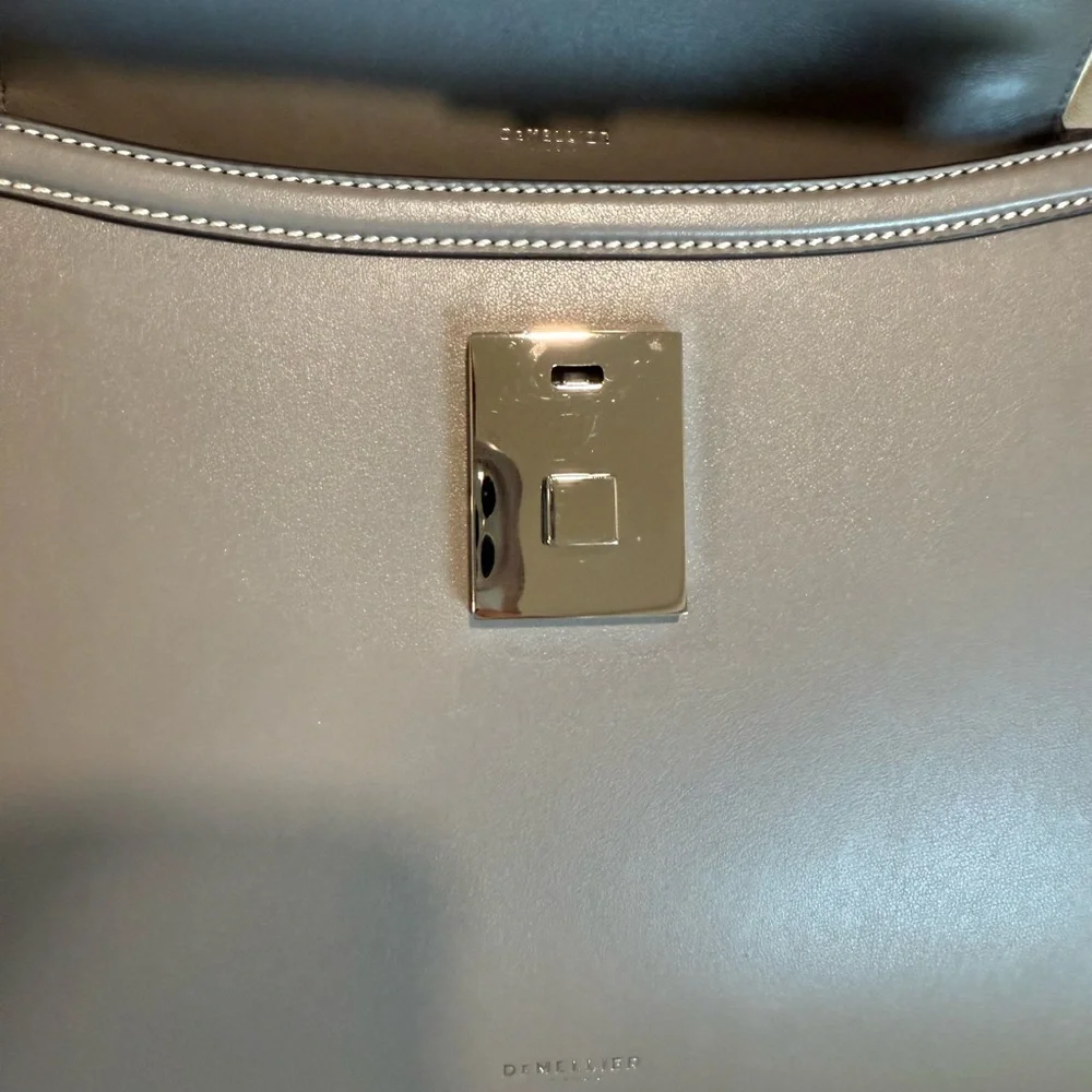 Demellier Midi Paris in Stone Grey - Picture 4 of 14